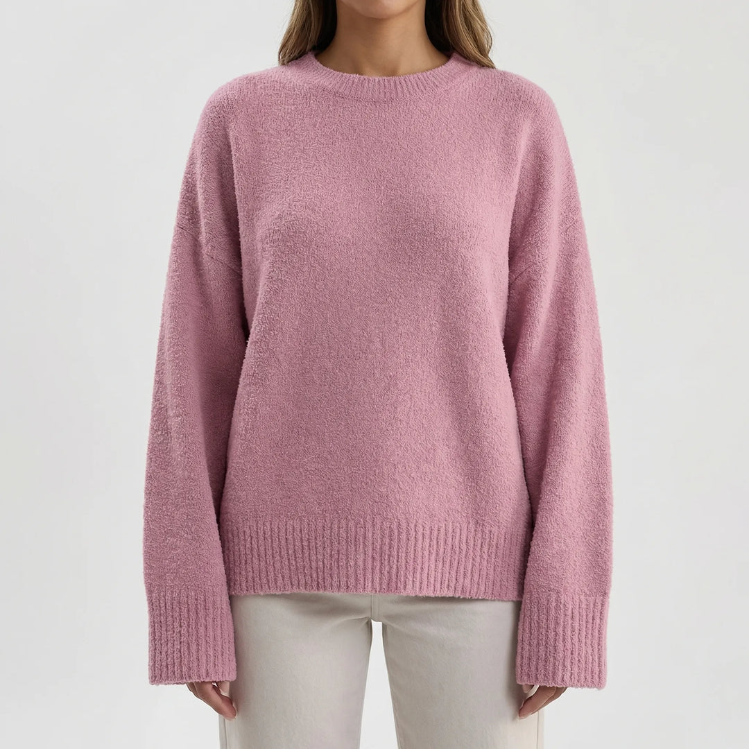 Knovelle - Oversized Chunky Knit Pullover Sweater