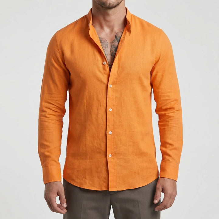 Linvero - Long Sleeve Tailored Button-Down Shirt