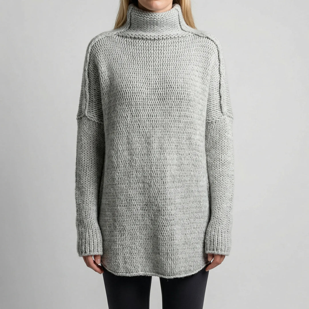 Loomena - Oversized Long-Sleeve Knit Sweater
