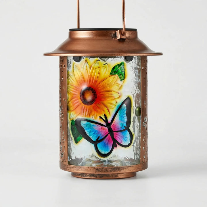Lumivara - Decorative Solar Lantern With Cutout Design