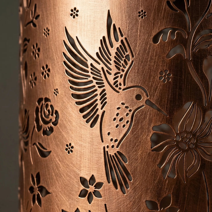 Lumivara - Decorative Solar Lantern With Cutout Design