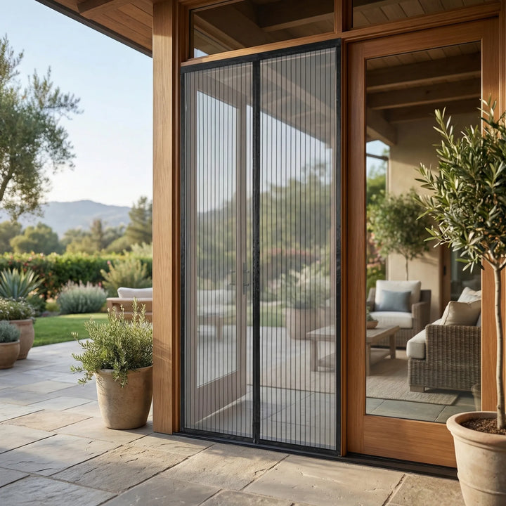 Magnescree - Magnetic Self-Closing Mesh Door Screen