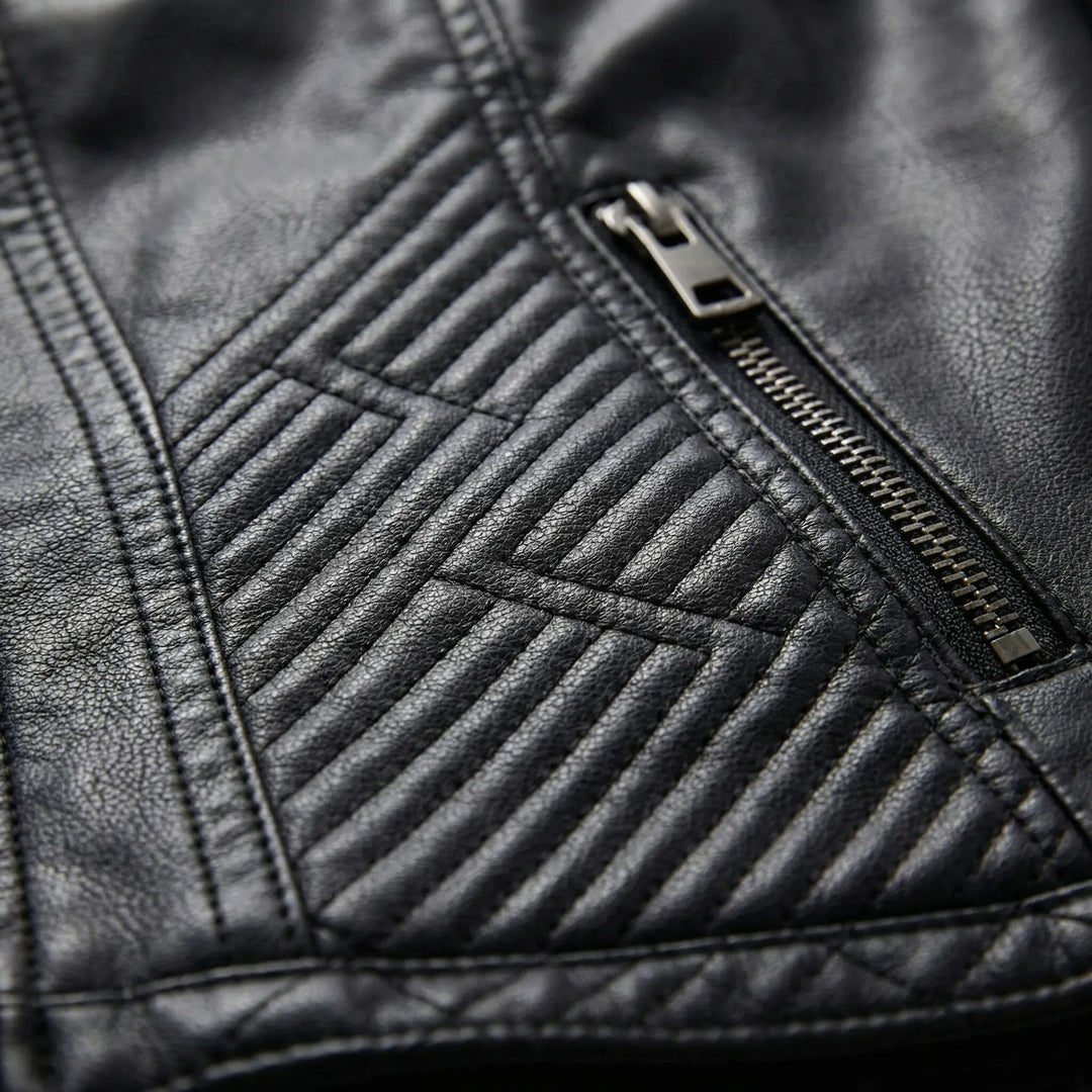 Modera - Slim-Fit Women's Moto Jacket