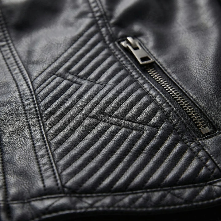 Modera - Slim-Fit Women's Moto Jacket