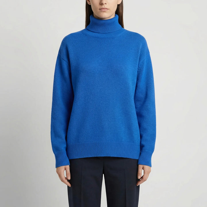 Neckura - Ribbed Rollneck Knit Sweater