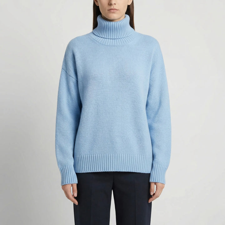 Neckura - Ribbed Rollneck Knit Sweater