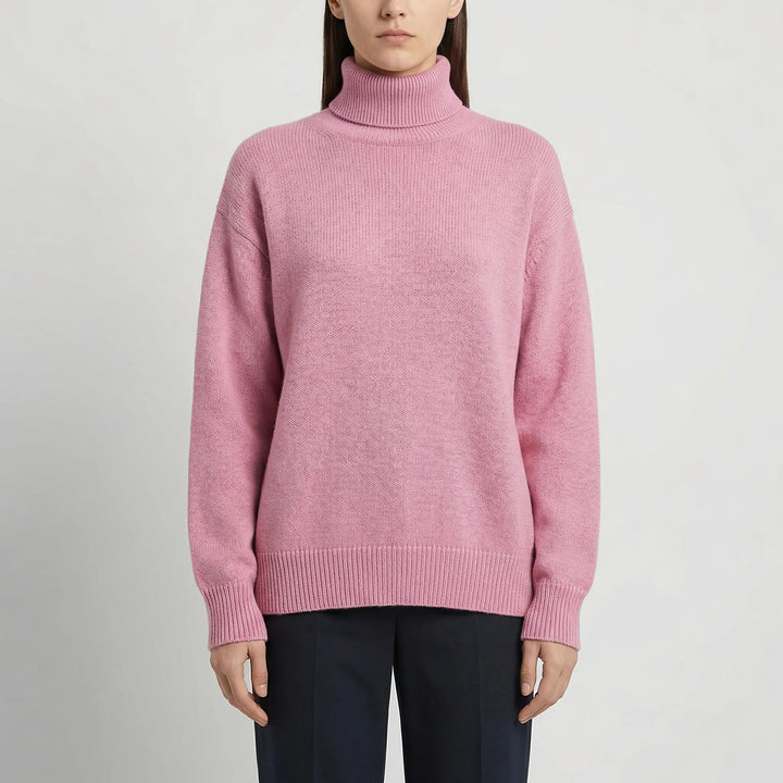 Neckura - Ribbed Rollneck Knit Sweater