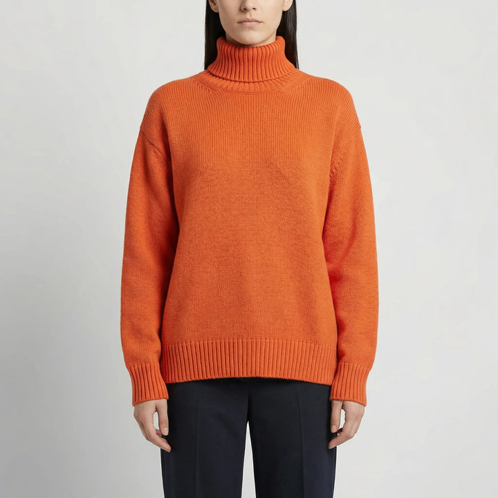 Neckura - Ribbed Rollneck Knit Sweater