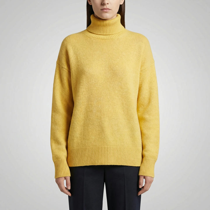 Neckura - Ribbed Rollneck Knit Sweater
