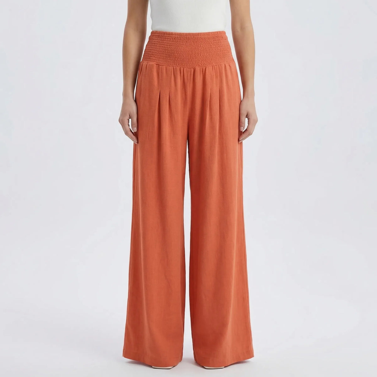 Palazzura - High-Waist Wide-Leg Palazzo Pant