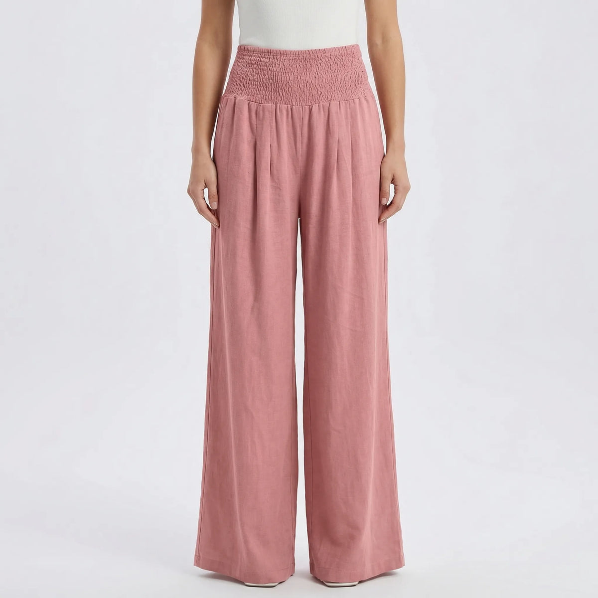 Palazzura - High-Waist Wide-Leg Palazzo Pant