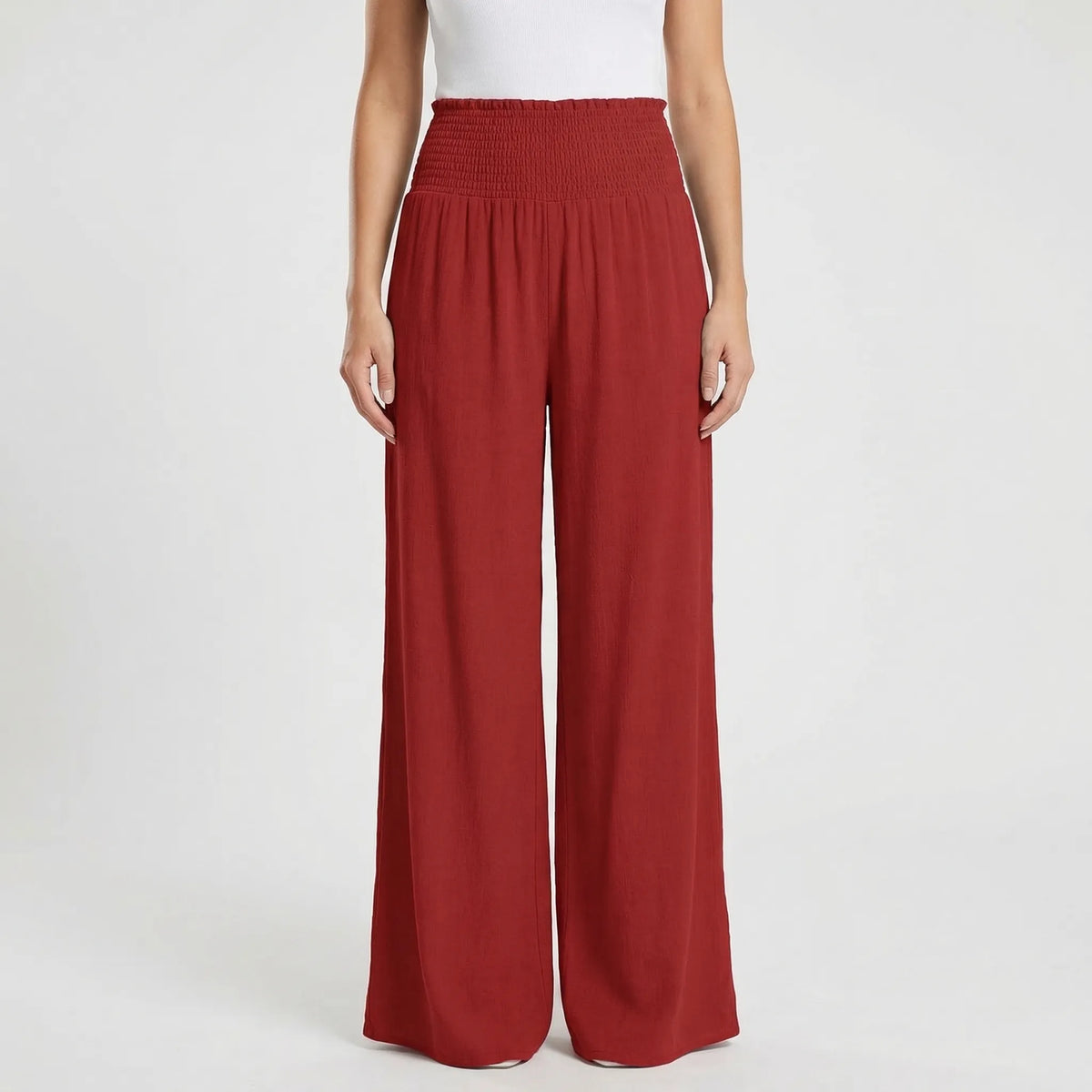 Palazzura - High-Waist Wide-Leg Palazzo Pant