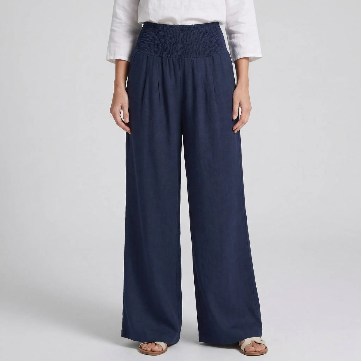 Palazzura - High-Waist Wide-Leg Palazzo Pant