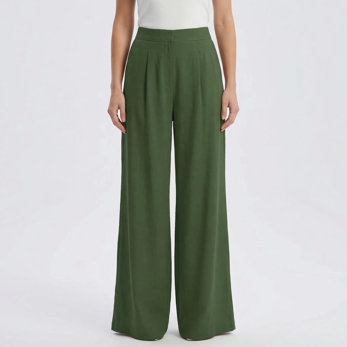 Palazzura - High-Waist Wide-Leg Palazzo Pant