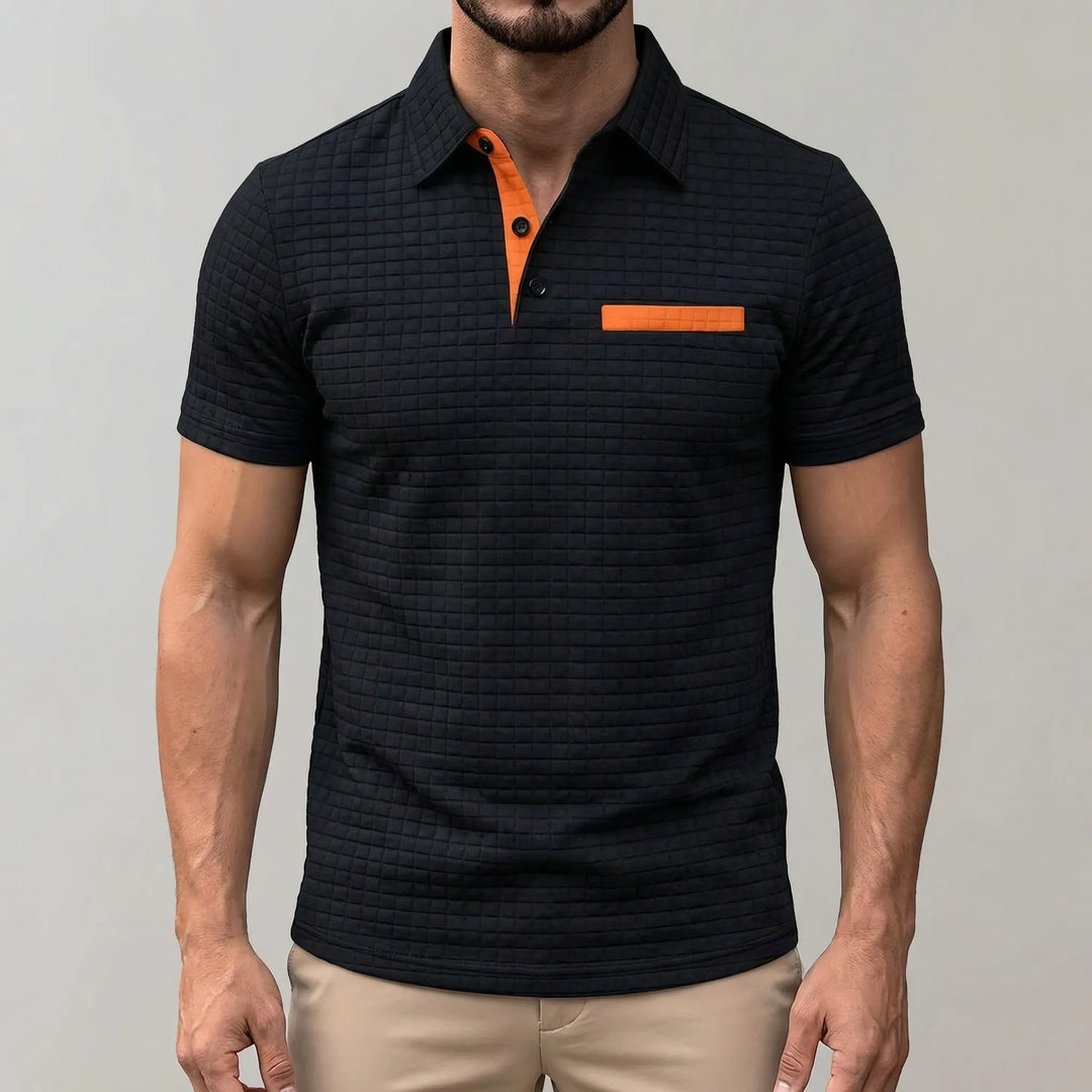 Poluxe - Slim-Fit Short-Sleeve Polo Shirt