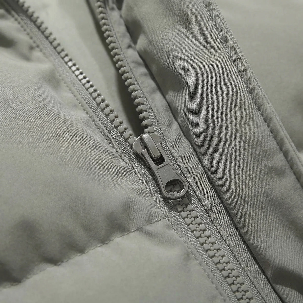 Puffora - Hooded Puffer Jacket With Full-Front Zipper