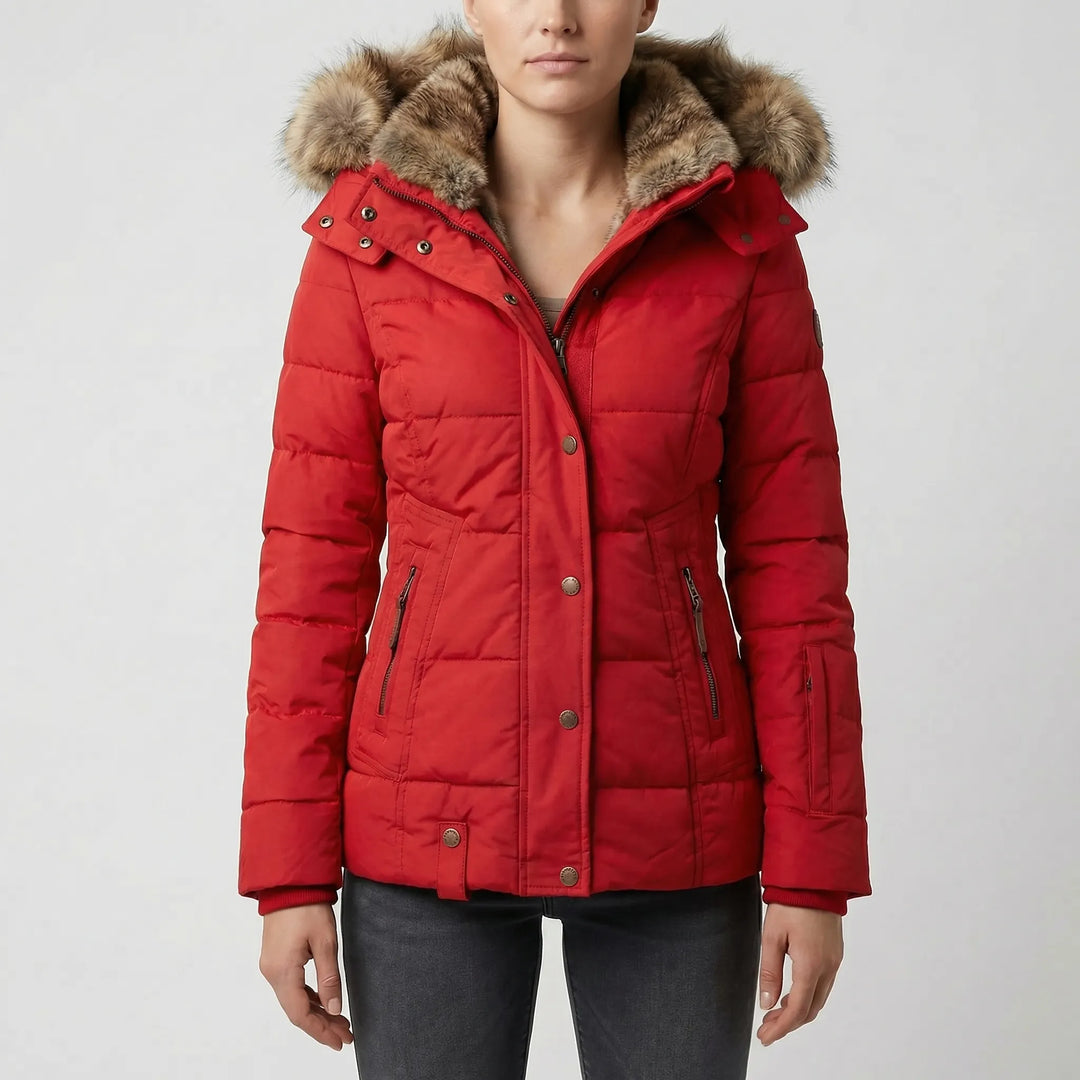 Quilova - Quilted Hooded Puffer Jacket Women