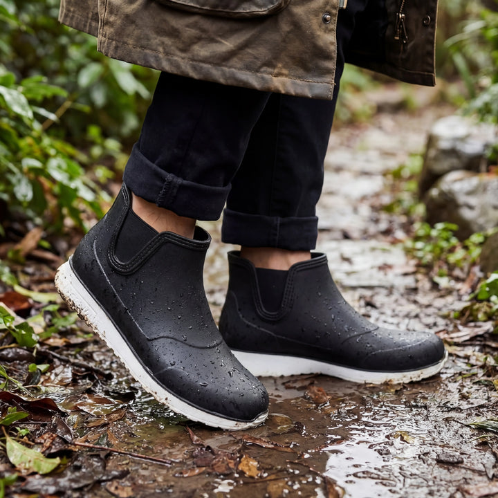 Raynvex - Slip-On Waterproof Ankle Rain Boot