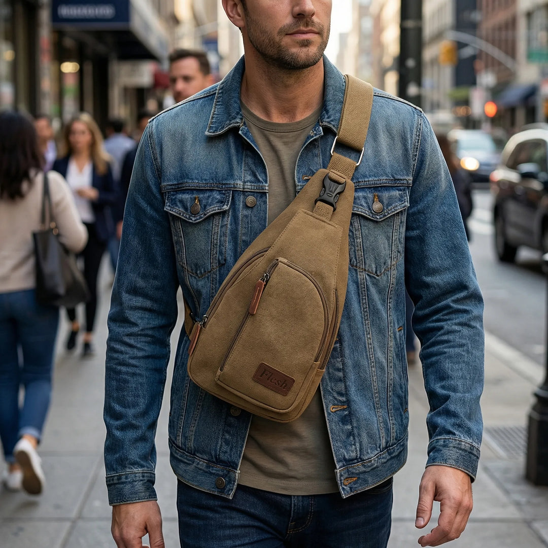 Roamvex - Vintage-Style Compact Sling Bag