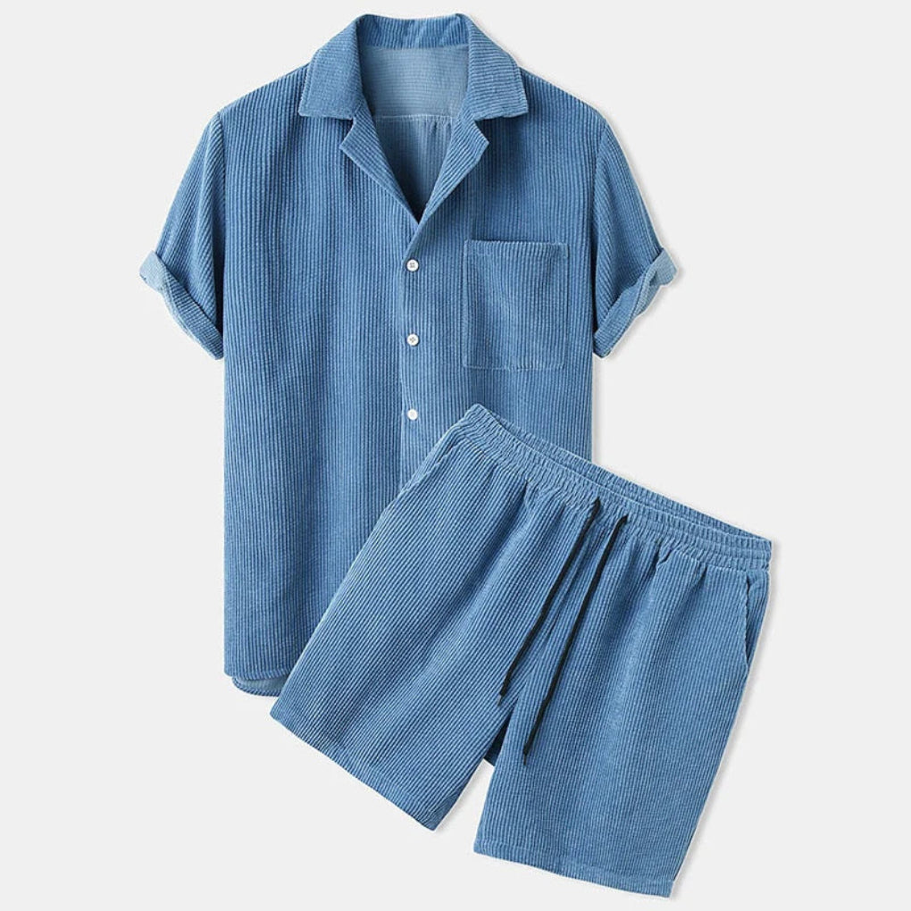 リブ付き夏の衣類セット（男性用）