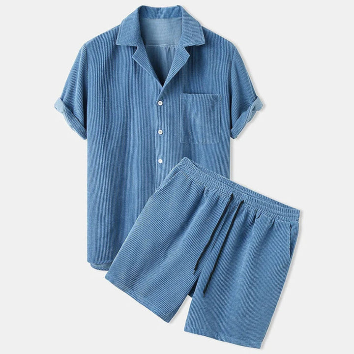 リブ付き夏の衣類セット（男性用）