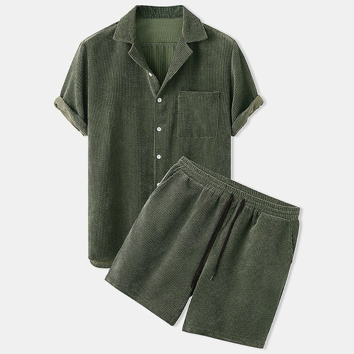 リブ付き夏の衣類セット（男性用）