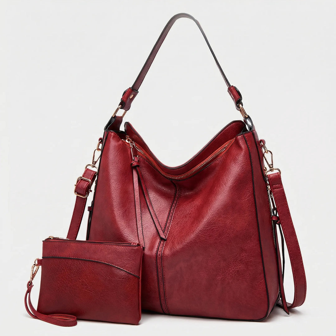 Satcheva - Spacious Hobo Shoulder Tote Bag