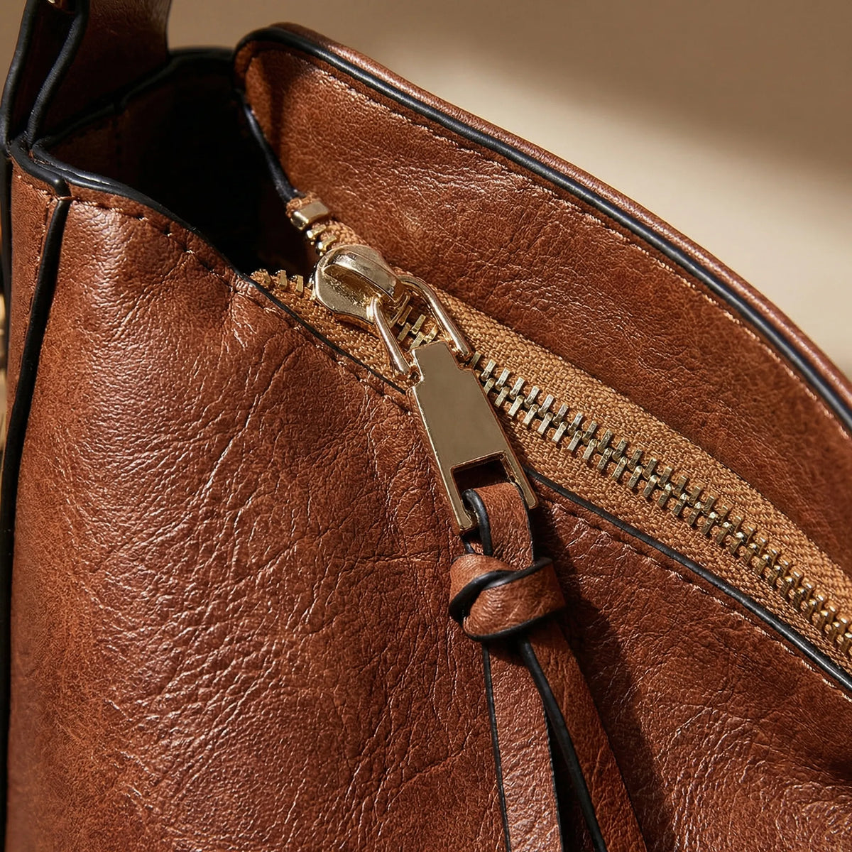 Satcheva - Spacious Hobo Shoulder Tote Bag