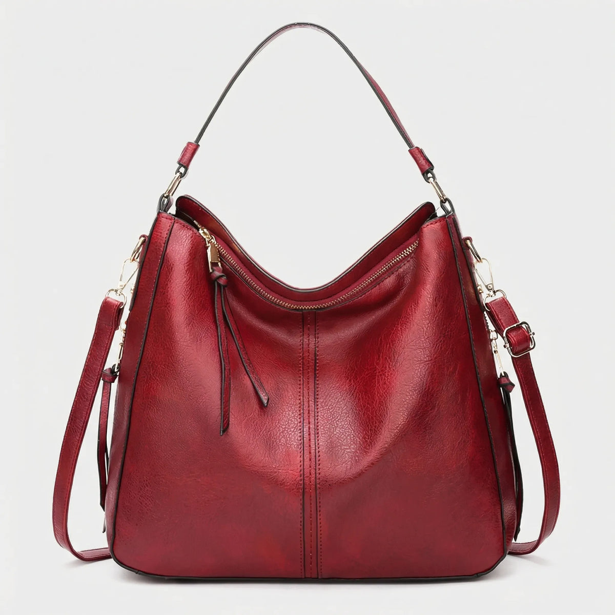 Satcheva - Spacious Hobo Shoulder Tote Bag