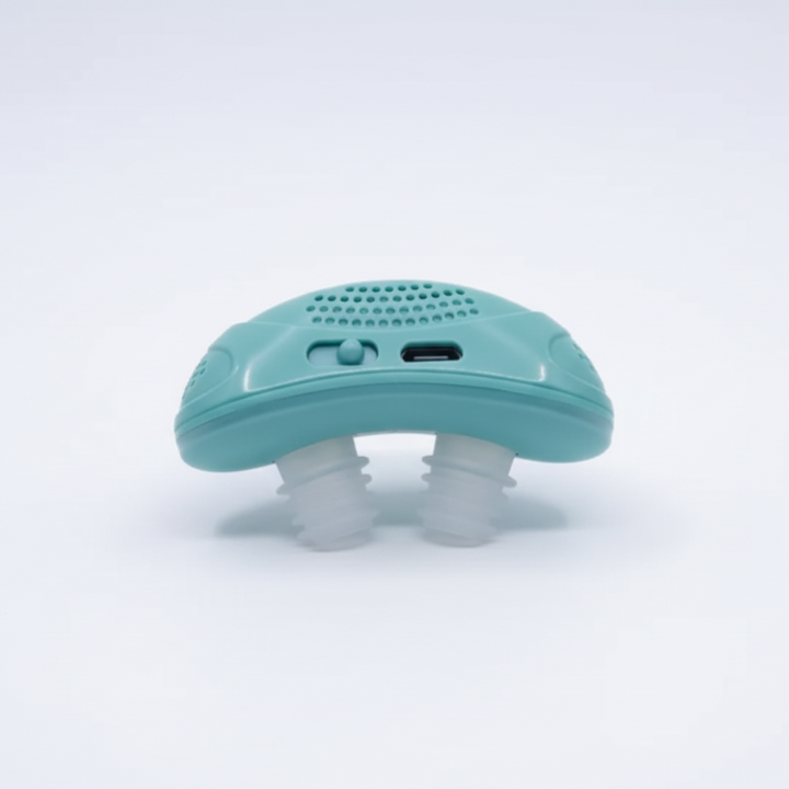 コンパクト充電式抗いびき鼻デバイス