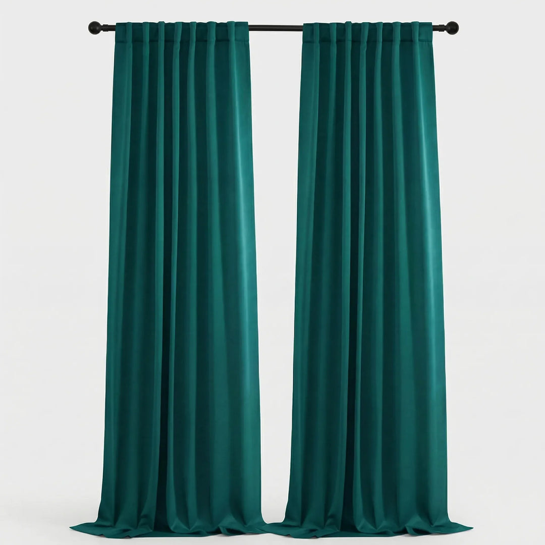 Shadorra - Thermal Blackout Rod Pocket Curtain Panels