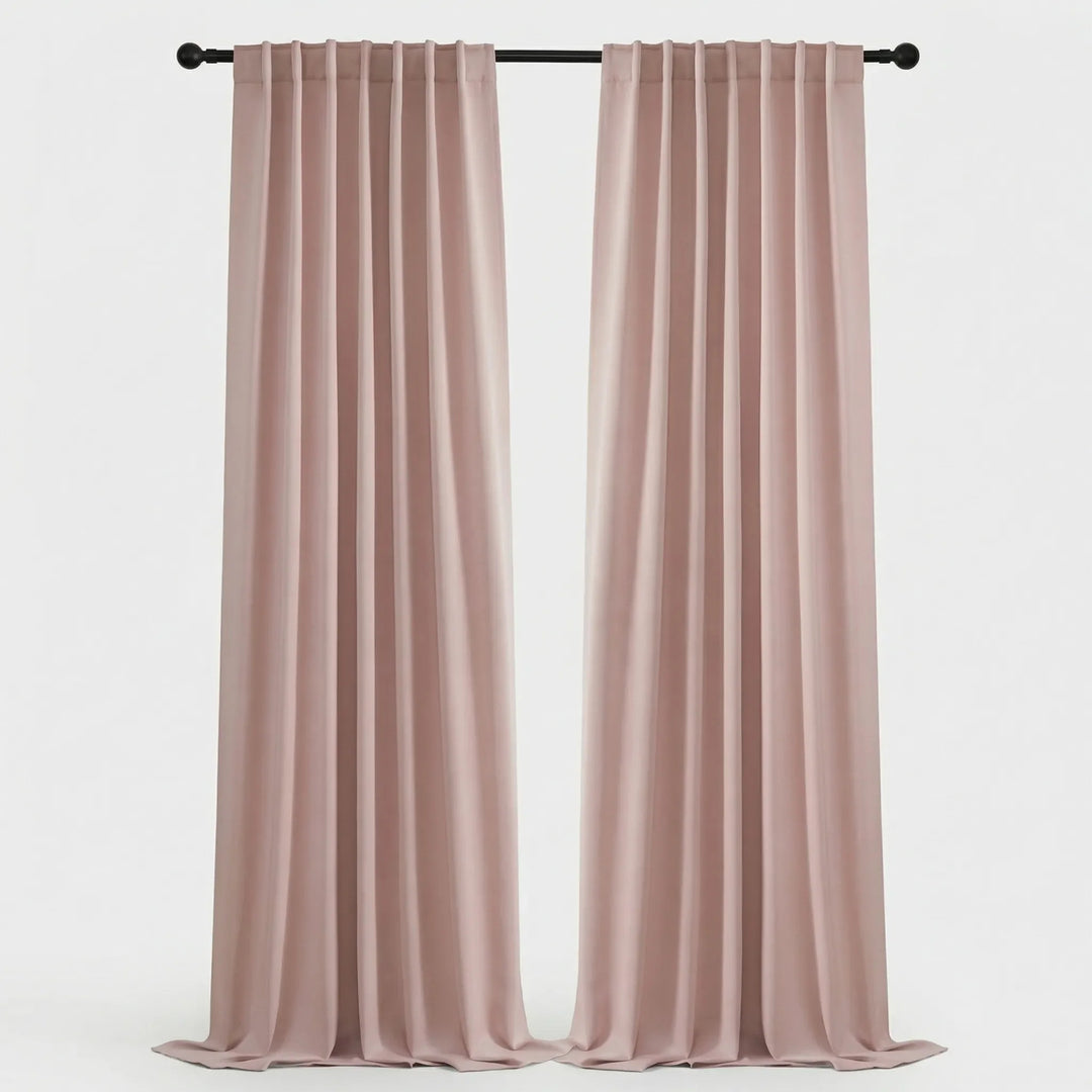 Shadorra - Thermal Blackout Rod Pocket Curtain Panels