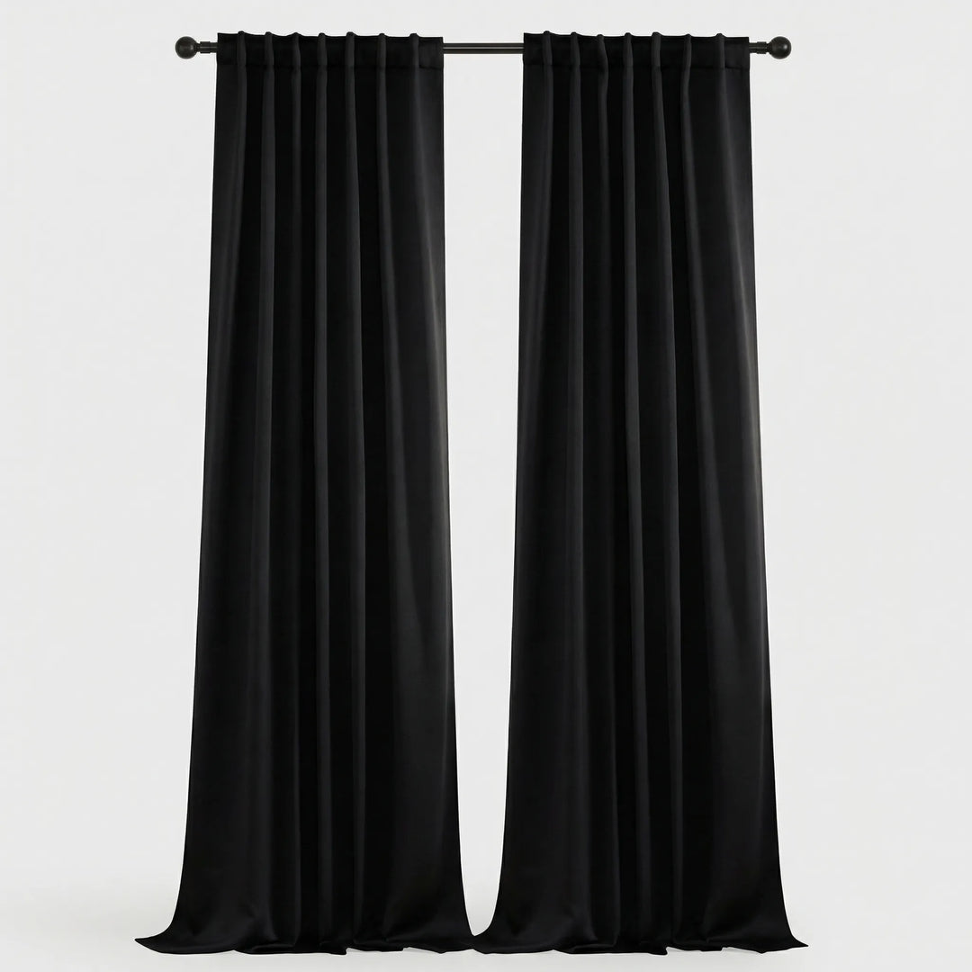 Shadorra - Thermal Blackout Rod Pocket Curtain Panels