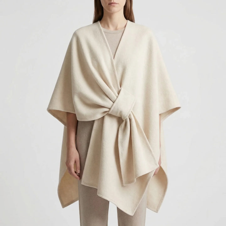 Shawlova - Open-Front Shawl Wrap Coat For Women