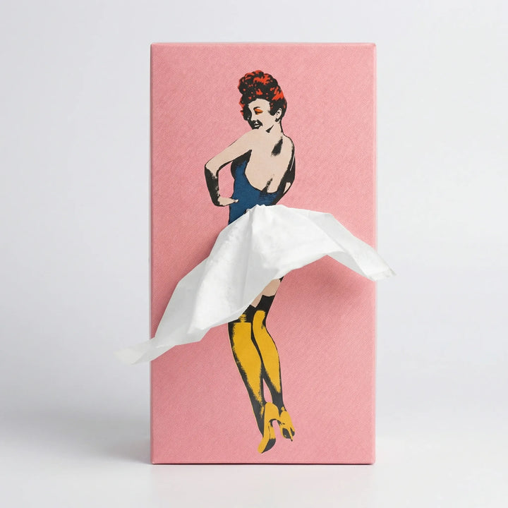 Skirtisse - Vintage Pop-Art Decorative Tissue Holder