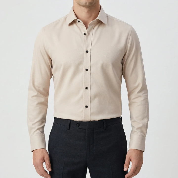 Slexon - Slim Fit Long Sleeve Dress Shirt