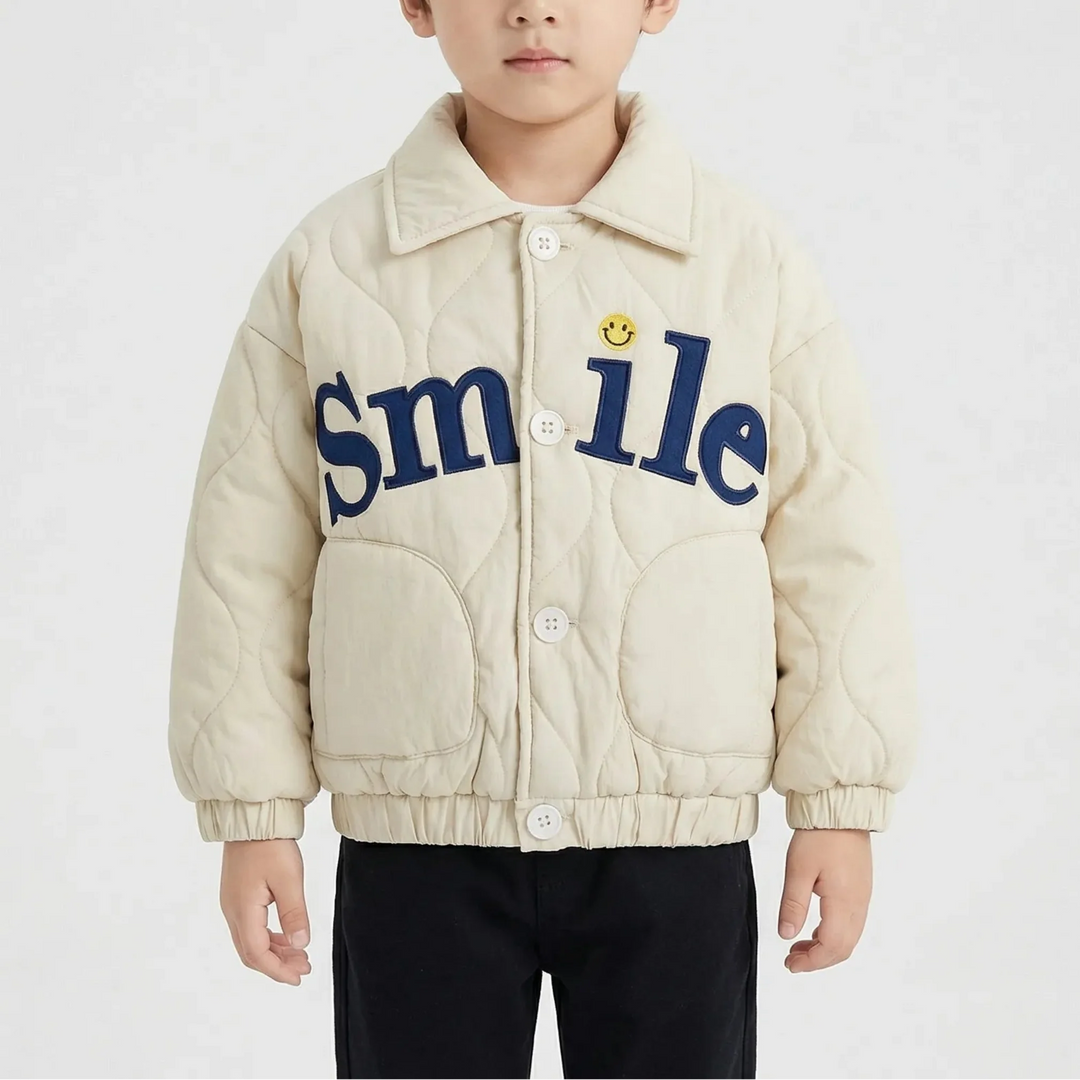 Smilux - Quilted Kids Winter Jacket With Graphic