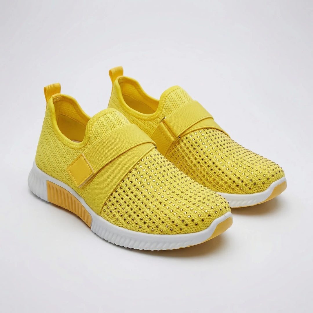 Sparkelle - Slip-On Sneaker With Rhinestone Detail