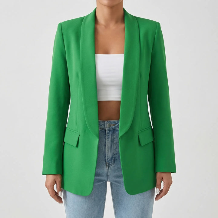 Stellona - Structured Open-Front Women's Blazer