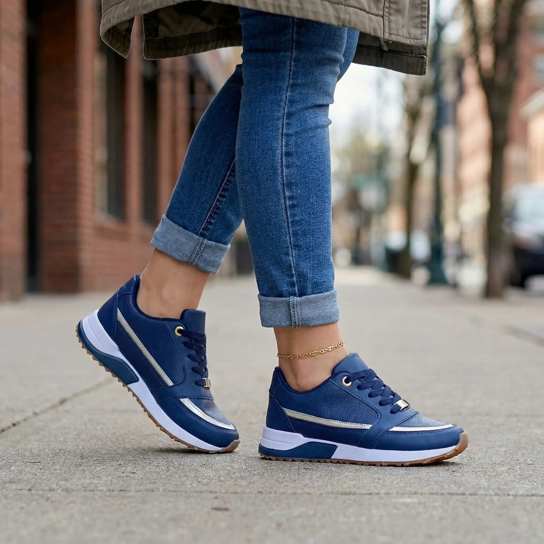 Stelvra - Lace-Up Women's Fashion Sneaker