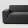 グリップバック付きテクスチャーストレッチソファカバー