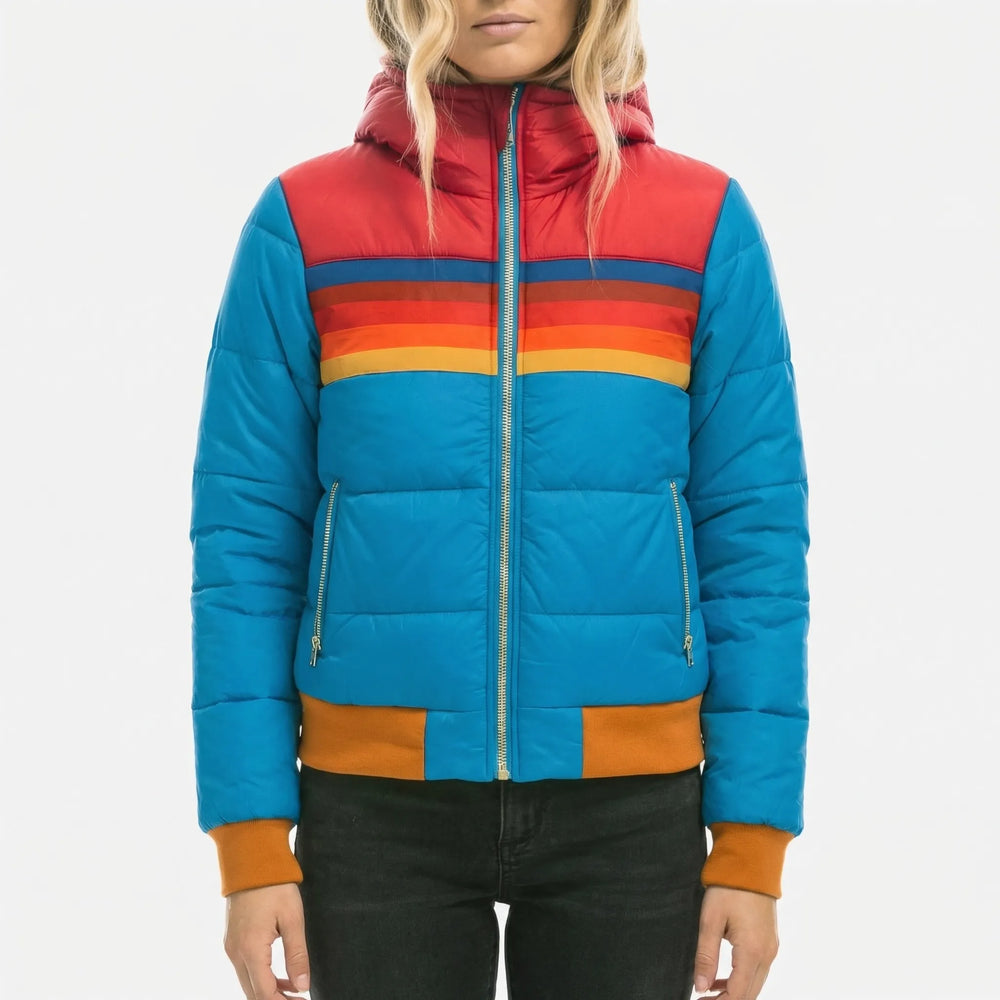 Strivona - Hooded Quilted Puffer Jacket Women