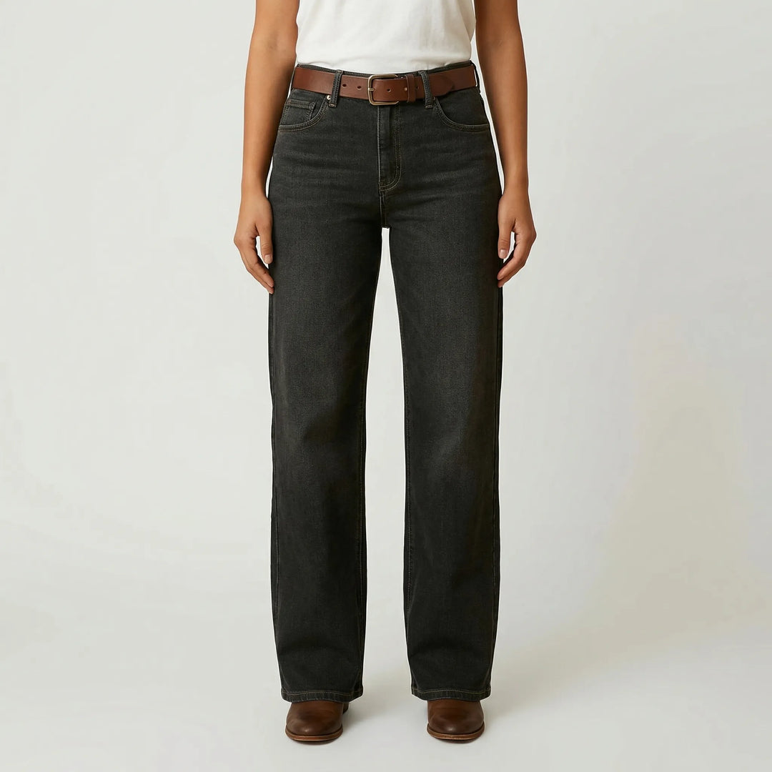 Strolvex - Wide-Leg Straight Cut Women's Pants