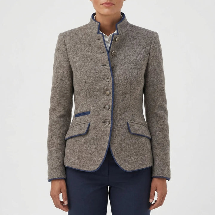 Struxton - Structured Button-Front Women's Blazer