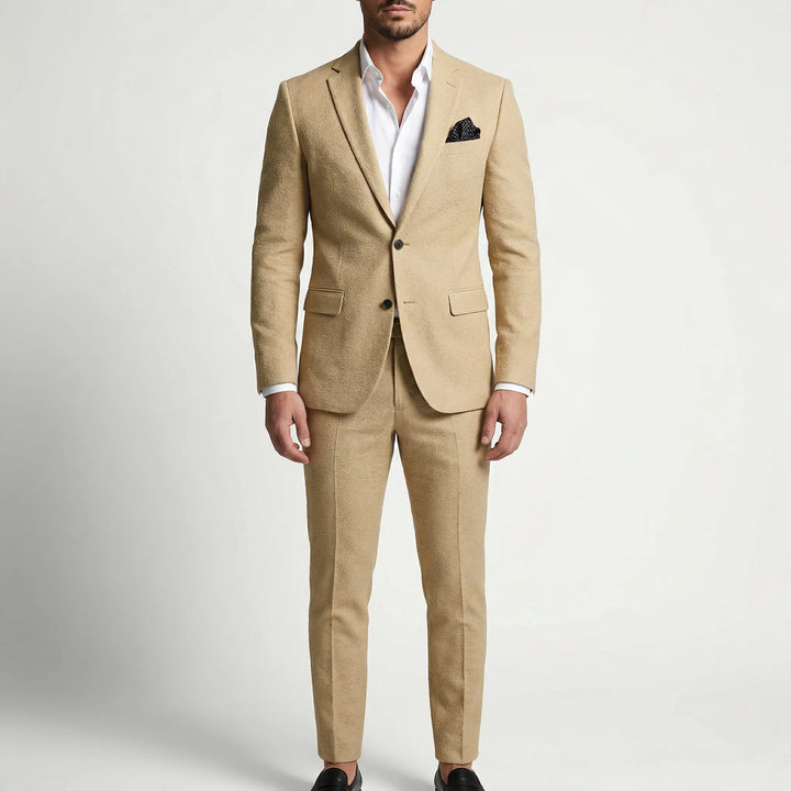 Suitello - Two-Piece Casual Blazer And Trouser Set
