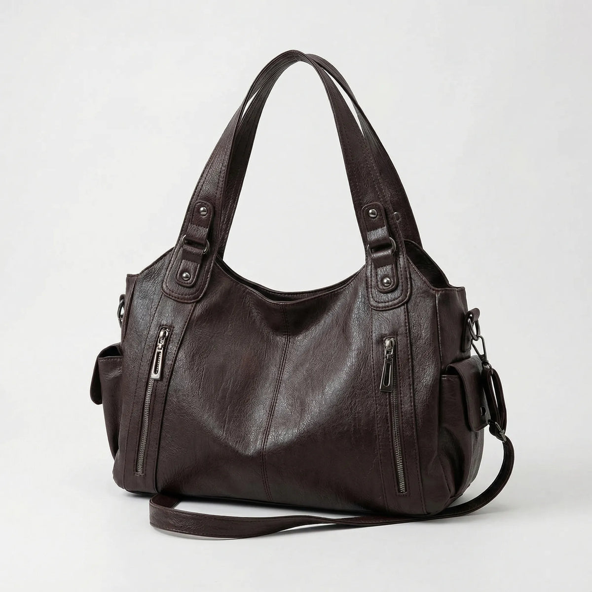 Tottela - Multi-Pocket Structured Tote Bag
