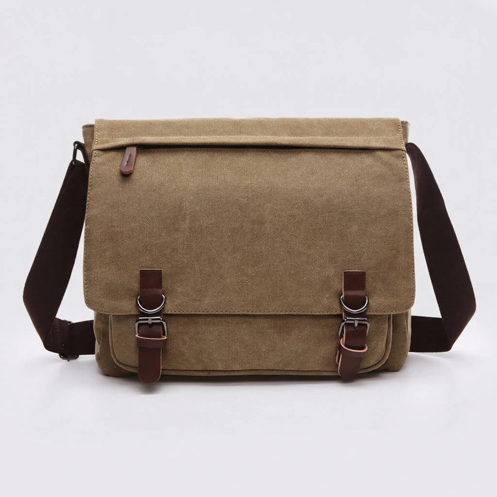 Traveaux - Adjustable Strap Canvas Messenger Bag