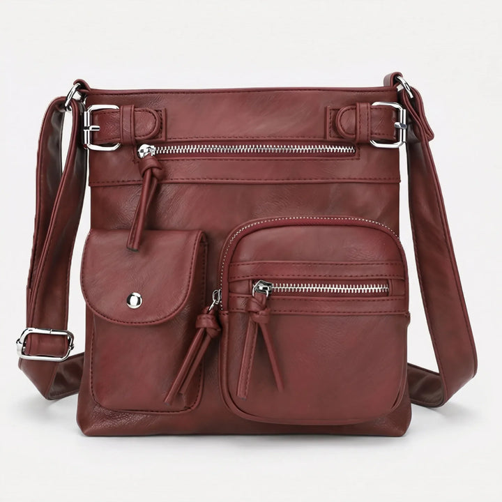 Velbora - Multi-Pocket Crossbody Shoulder Bag