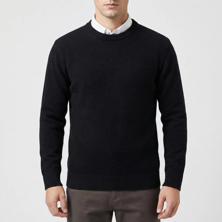 Velmoro - Relaxed Fit Crew Neck Sweater