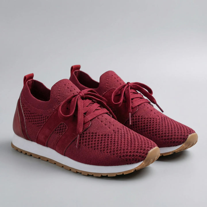 Veloxia - Lace-Up Knit Sneaker For Women